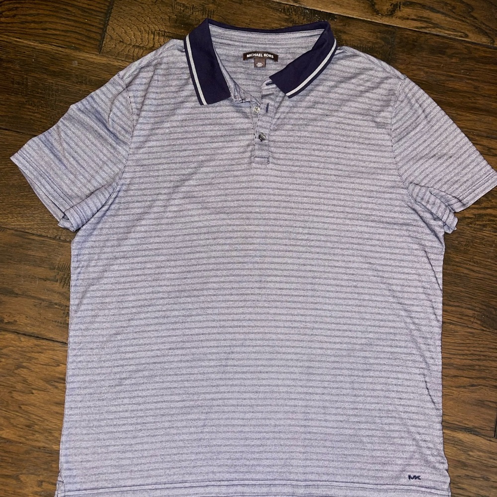 Michael Kors Polo Shirt Men Adult XXL Short Sleeve